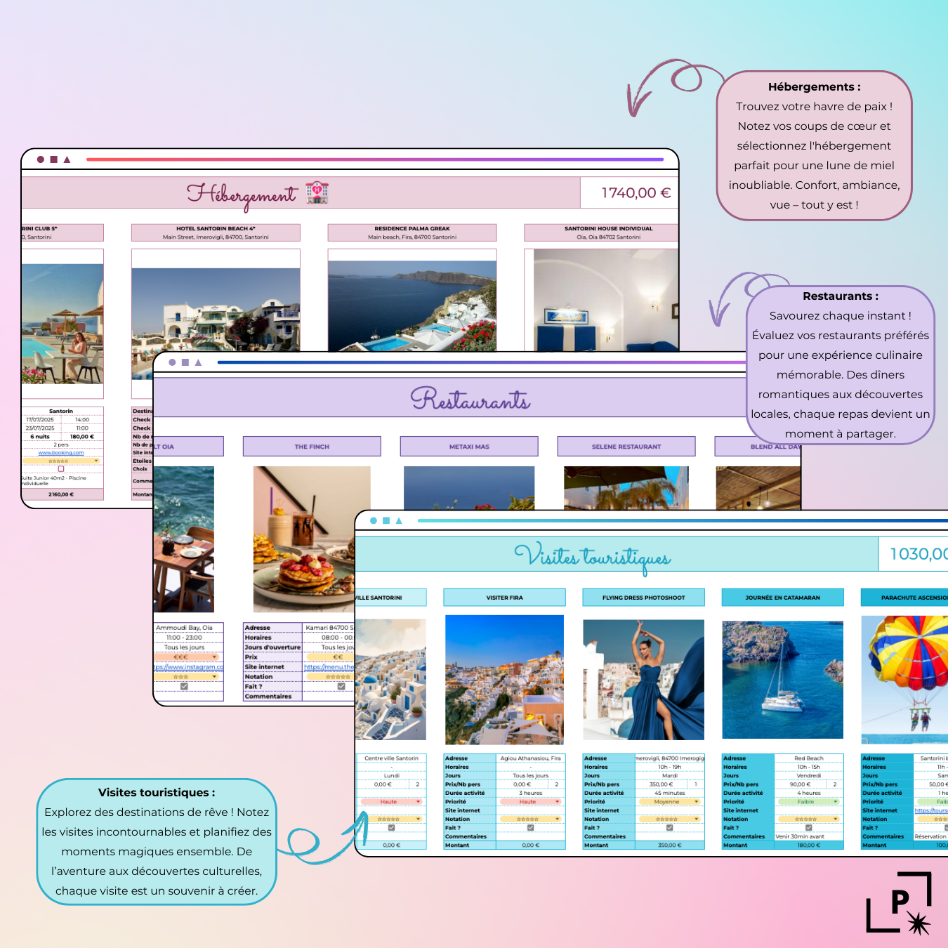 Honeymoon Planner - Planificateur de lune de miel