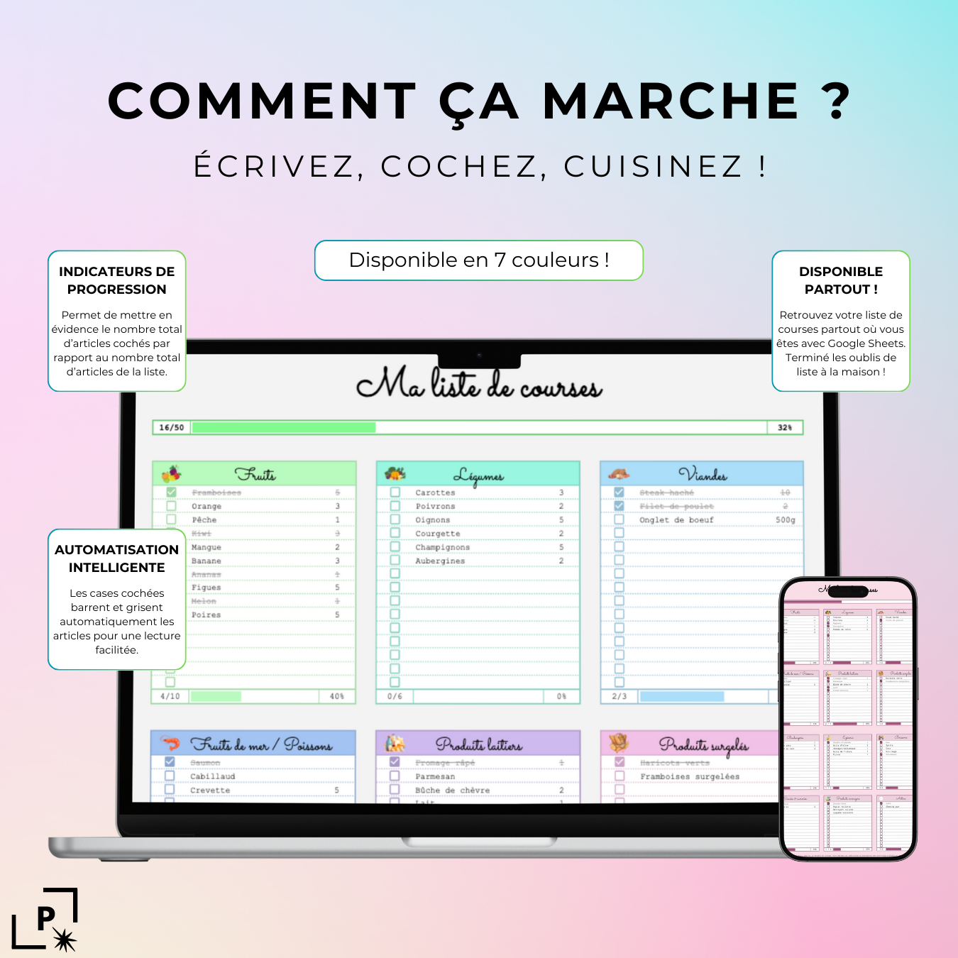 Liste de courses - Grocery List