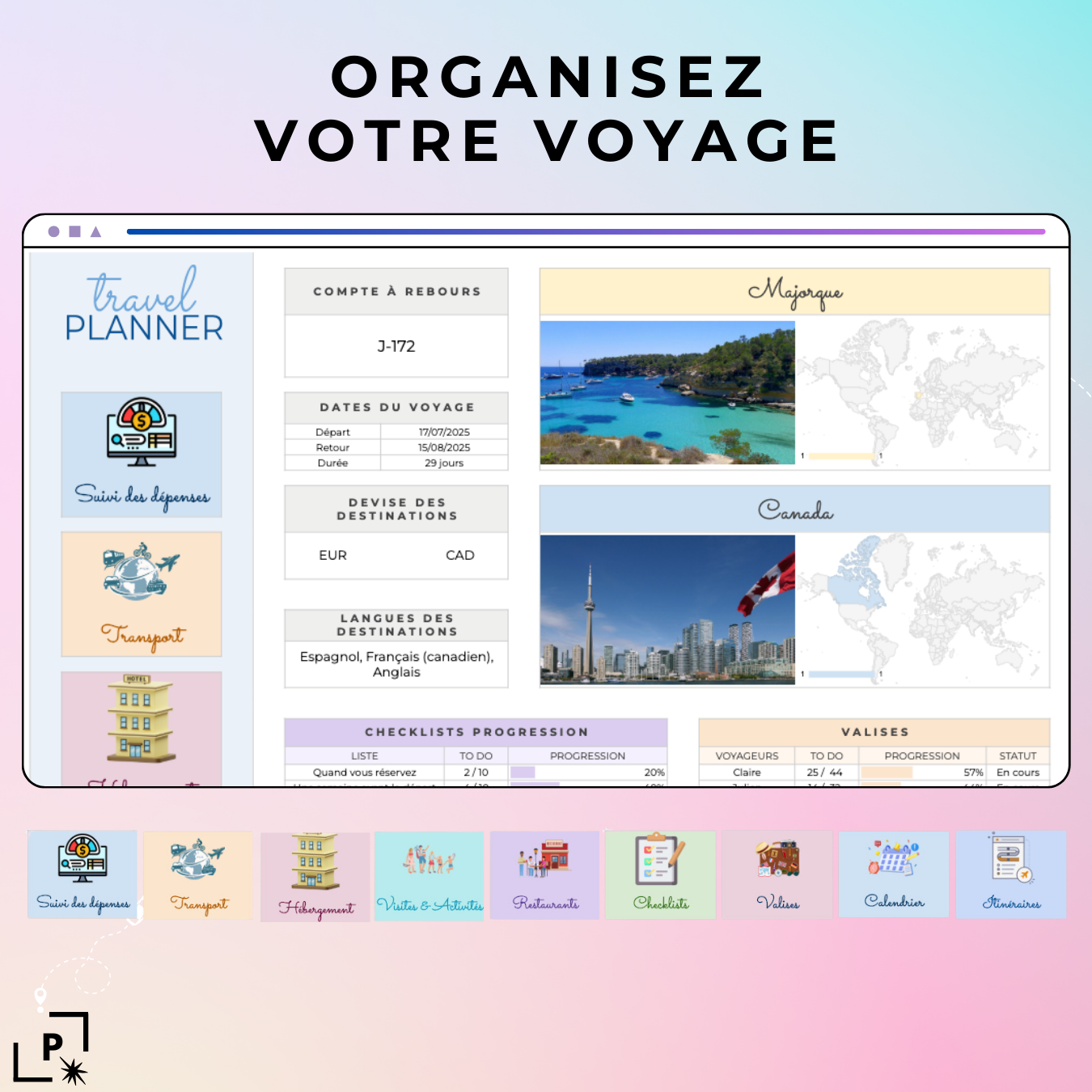 Travel Planner - Planificateur de voyages