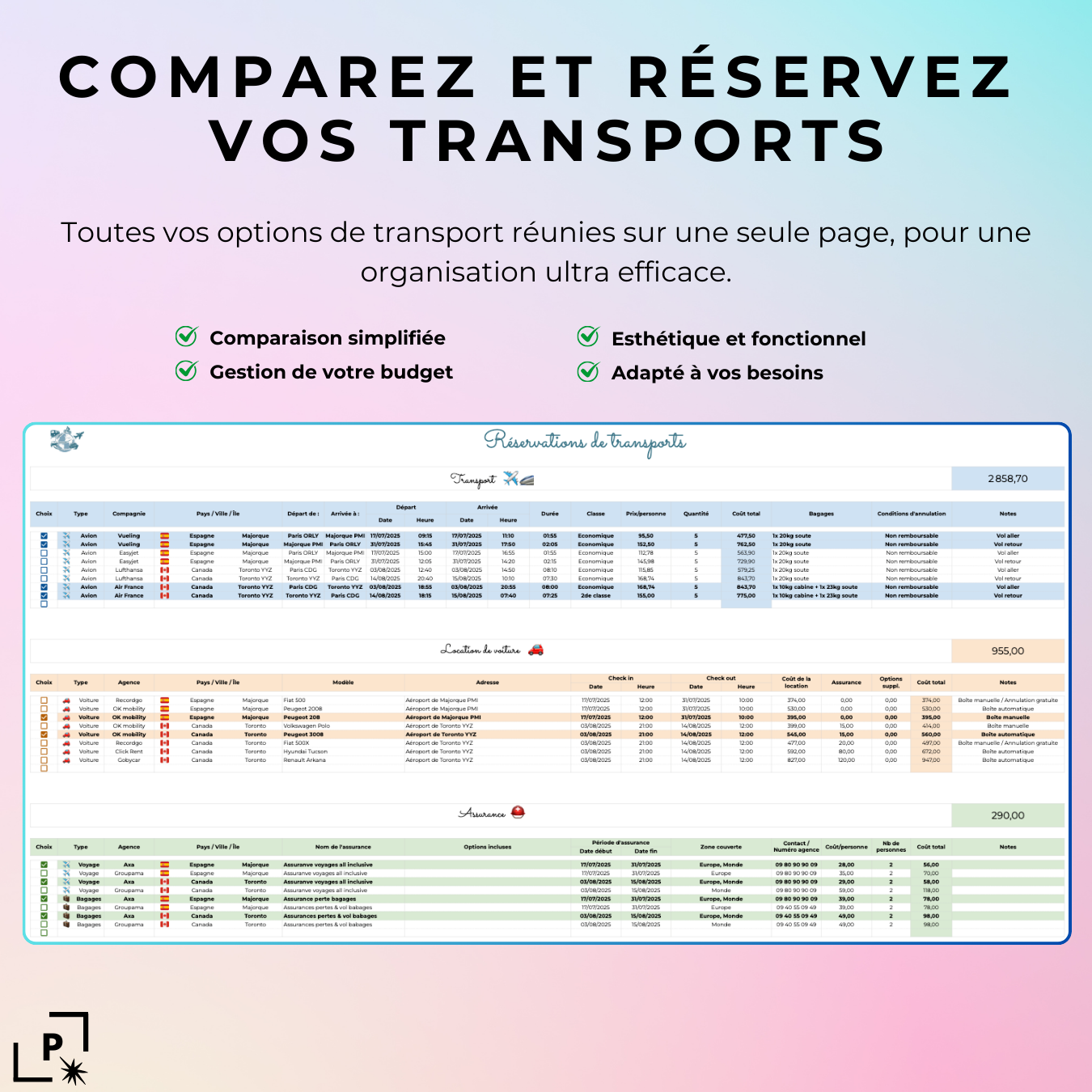 Travel Planner - Planificateur de voyages