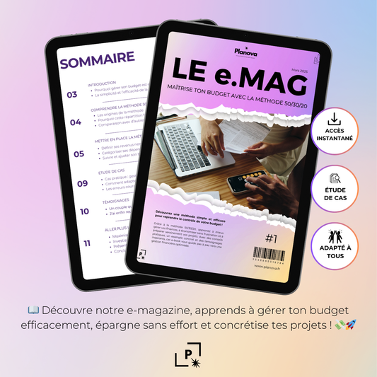 e-Mag #1 : Maîtrise ton budget avec la méthode 50/30/20